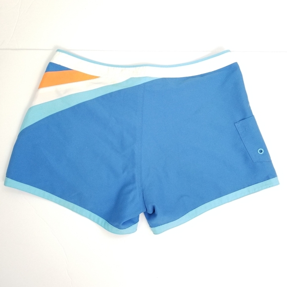 Tag Rider M Blue Microfiber Board Shorts Surf Swim - Picture 4 of 11